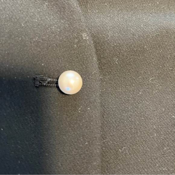 Pearl Button Appliqué Vest | Black | Size Extra Small | Zara - Picture 5 of 5